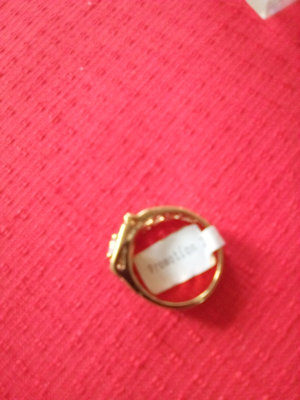 Beautiful Men’s Artificial Diamond Decor Party Ring, Trendy Gift Size 11