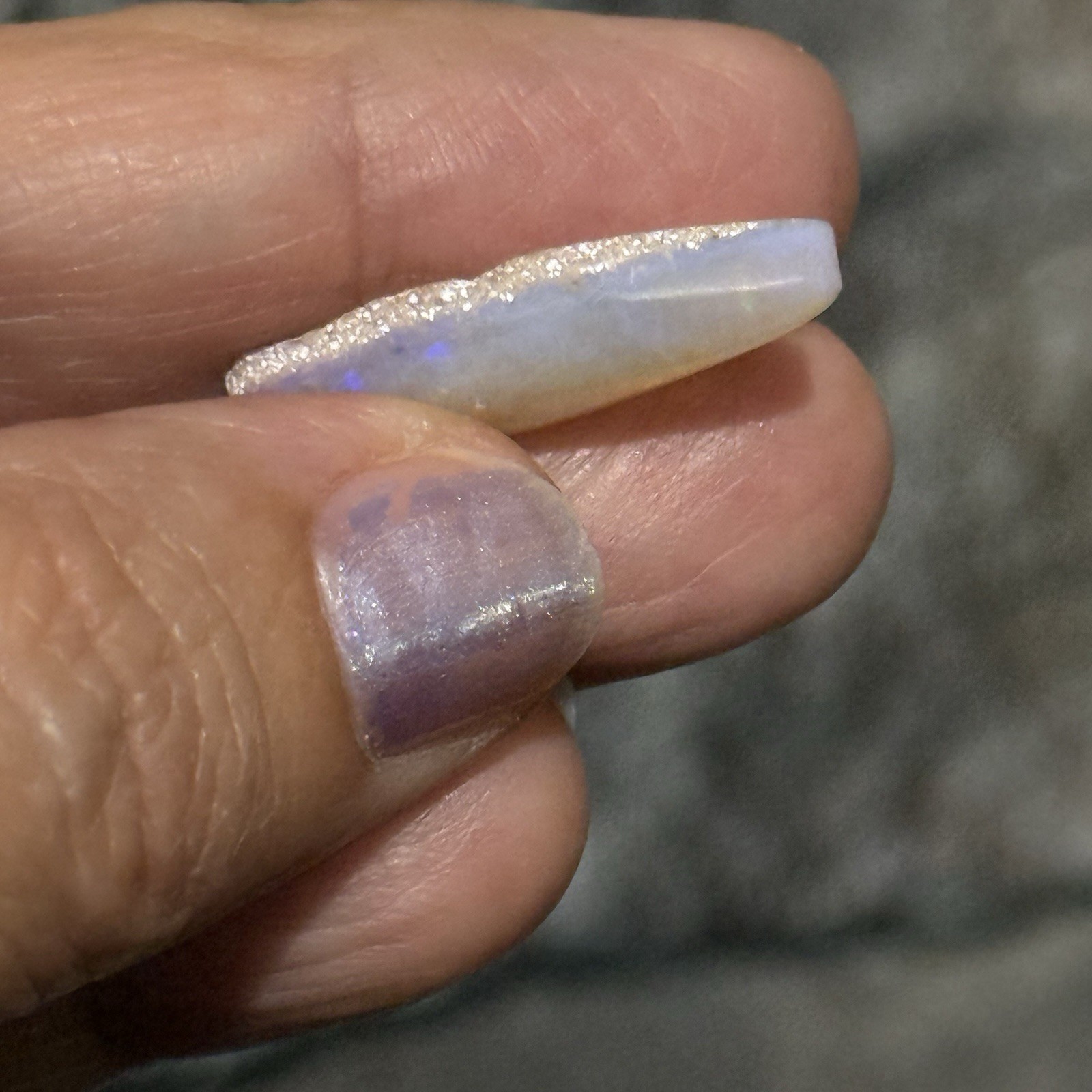 6.2ct 25.8×8.5×4.7mm Fine Natural Australian Crystal Pipe Opal Cabochon Gem