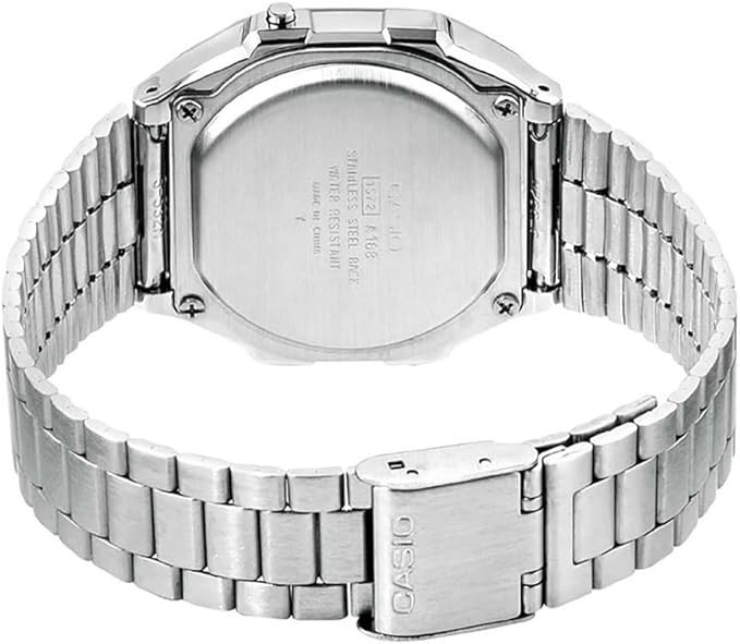 Casio Men’s Quartz Illuminator Alarm Chronograph 36mm Watch A168W-1 New from JPN
