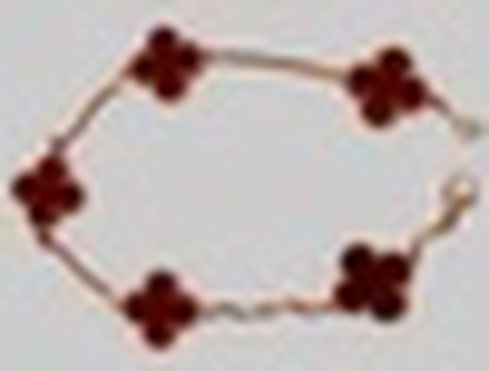 Van Cleef & Arpels Five Motif – Yellow Gold Alhambra Carnelian Bracelet