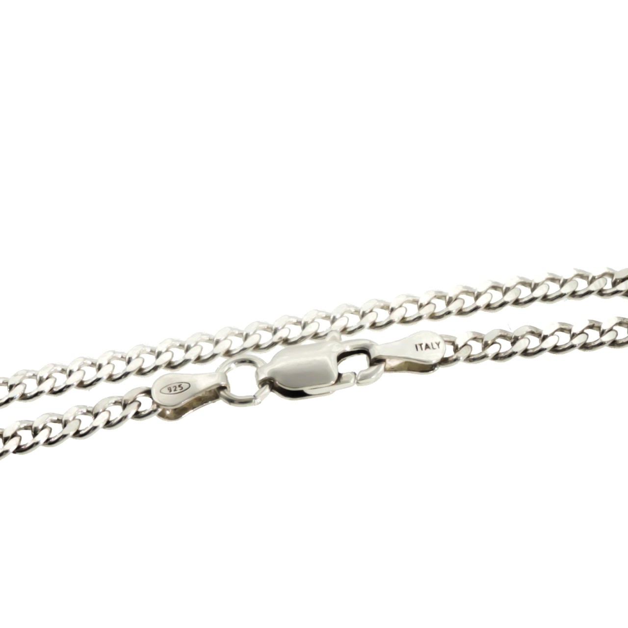 Sterling Silver Curb Link Chain | 55cm | 9.6g | 2.8mm | 925 Italy #71096