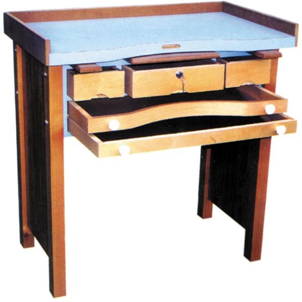 Deluxe Workbench with Three Drawers Jewelers Bench Work Table Top Kit