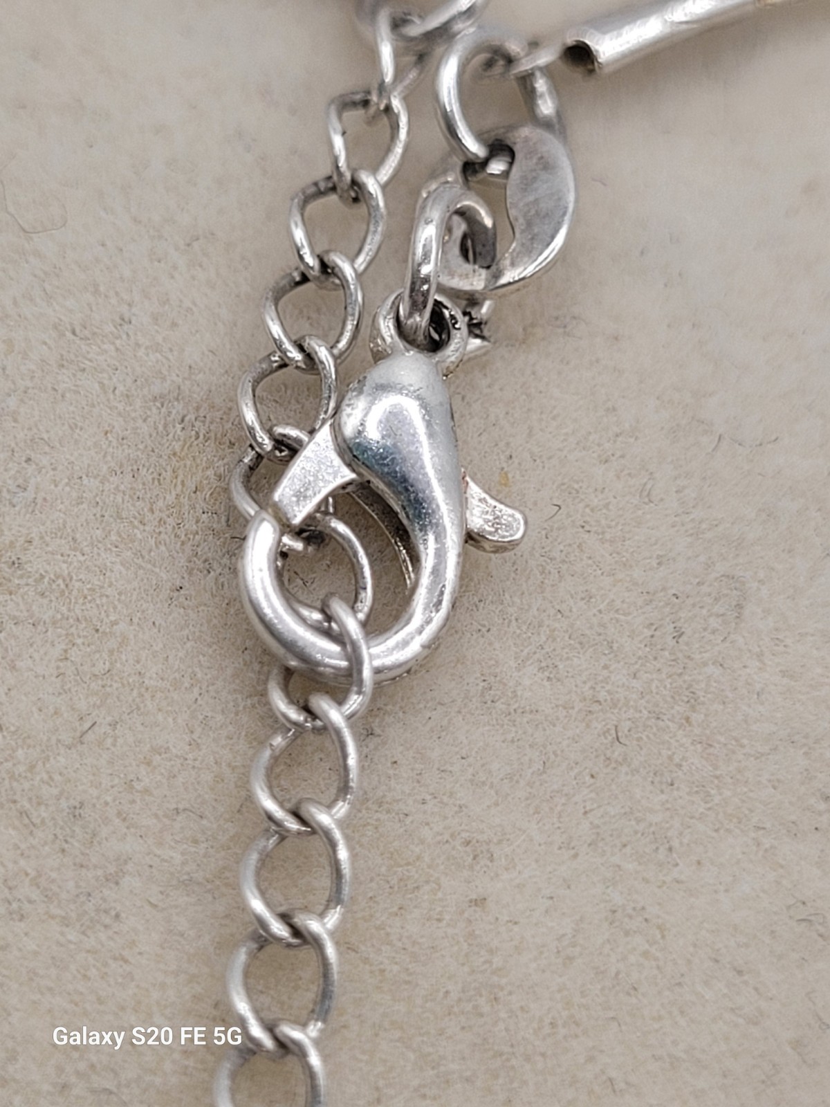 Vintage Sterling Liquid Silver Double Strand Beaded Ankle Bracelet Adjustable