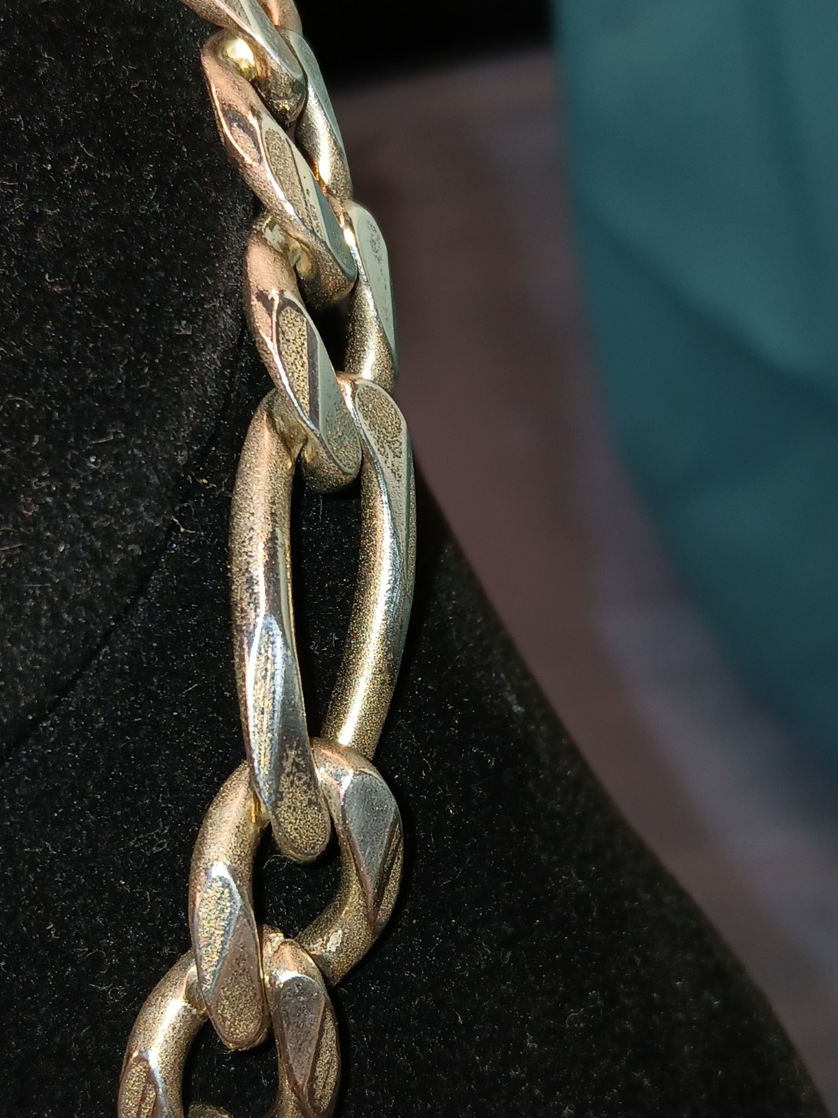 Sterling Silver 110 gram 3+1 Figaro / Cuban Link .925 Silver Italy 10.8MM