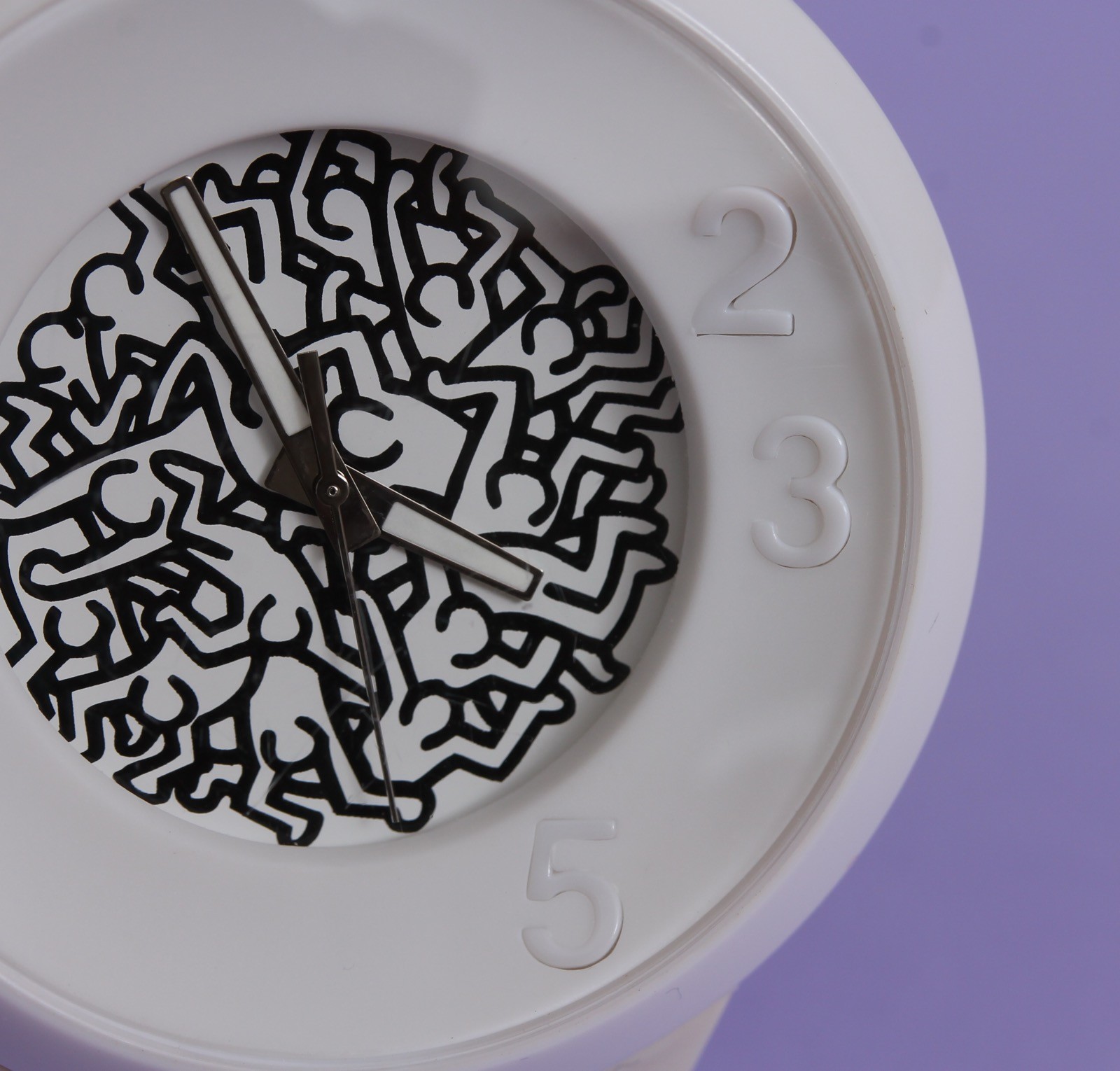 Keith Haring x ODM Design White Unisex Wrist Watch [DD127-15]