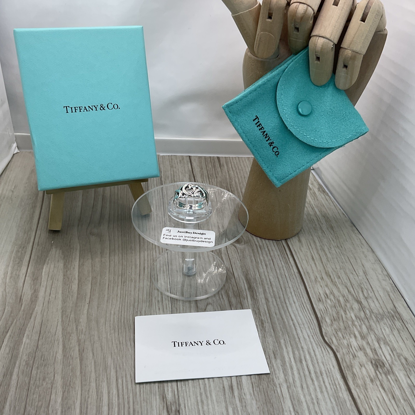 Tiffany & Co. Palomo Picasso Loving Hearts Ring. Size: K US: 5 U: 50 No: 10