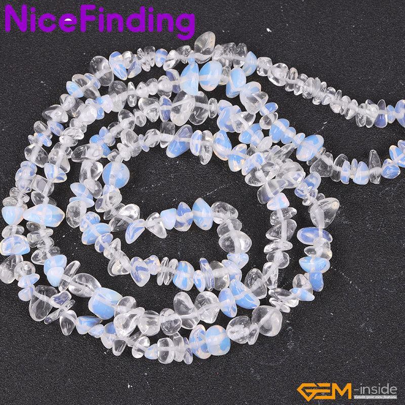 Natural Chips Assorted Gemstone Freeform Loose Beads Jewelry Making 34″/15” DIY