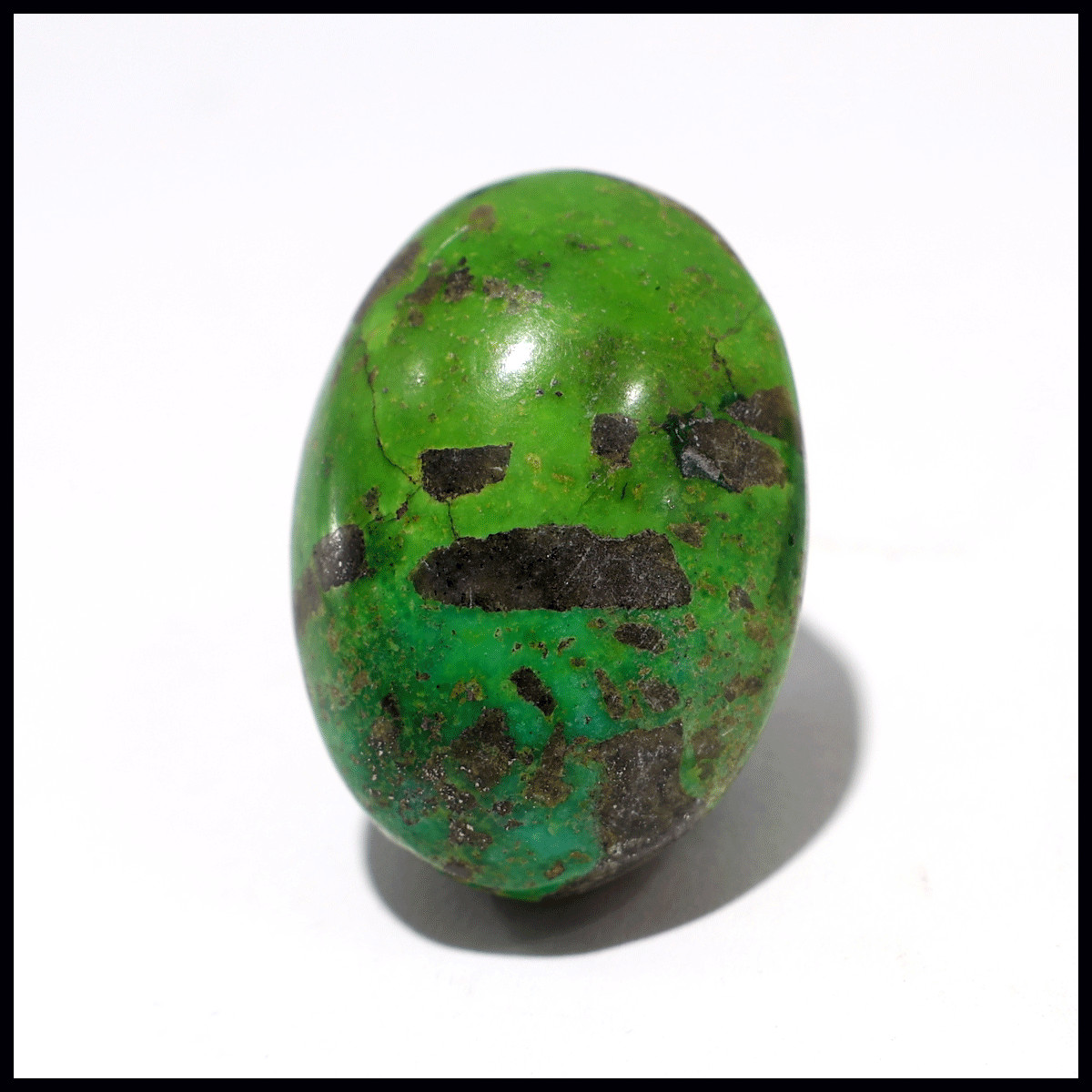 Rare Spring Green 105 CT Natural Persian Turquoise 37mmx26mm Cabochon Gemstone
