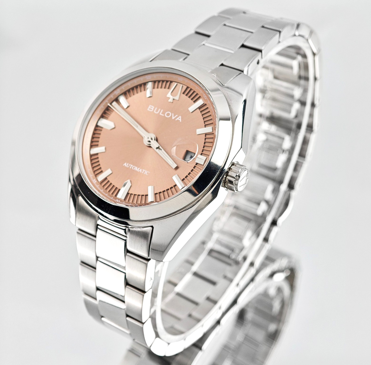 Bulova Surveyor Classic 96B470 Men’s Light Brown Dial Automatic Watch 39MM