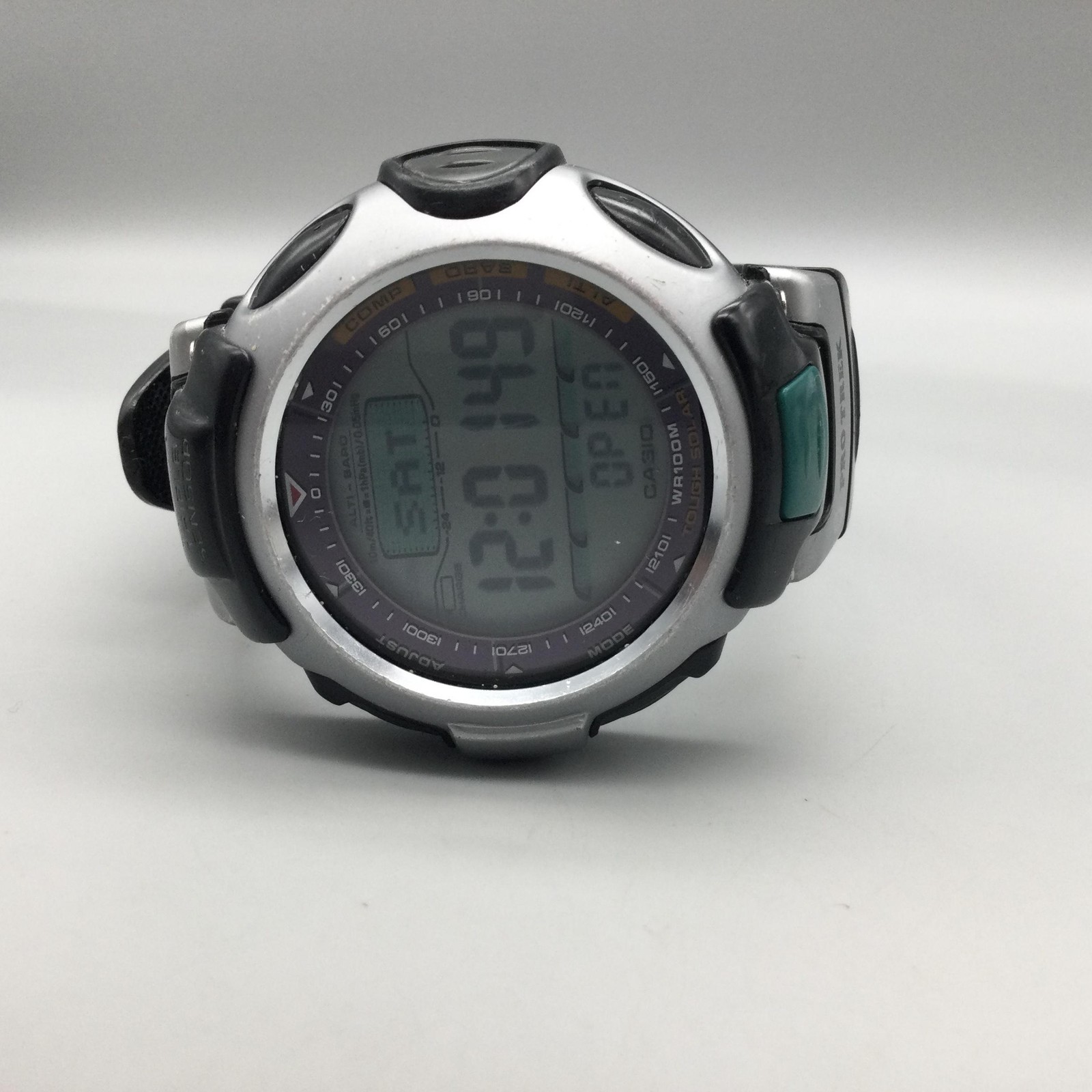 Casio Pro Trek PRG-50 Mens Watch 52mm Digital Triple Sensor Tough Solar