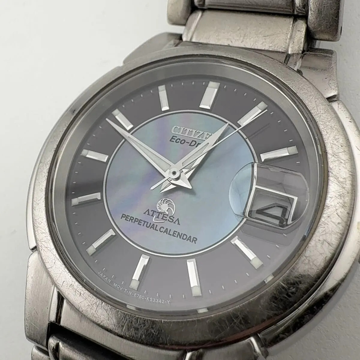 CITIZEN ATTESA Solar E760-K17683 Men’s/Boys’ Watch, Working Condit 【USED】