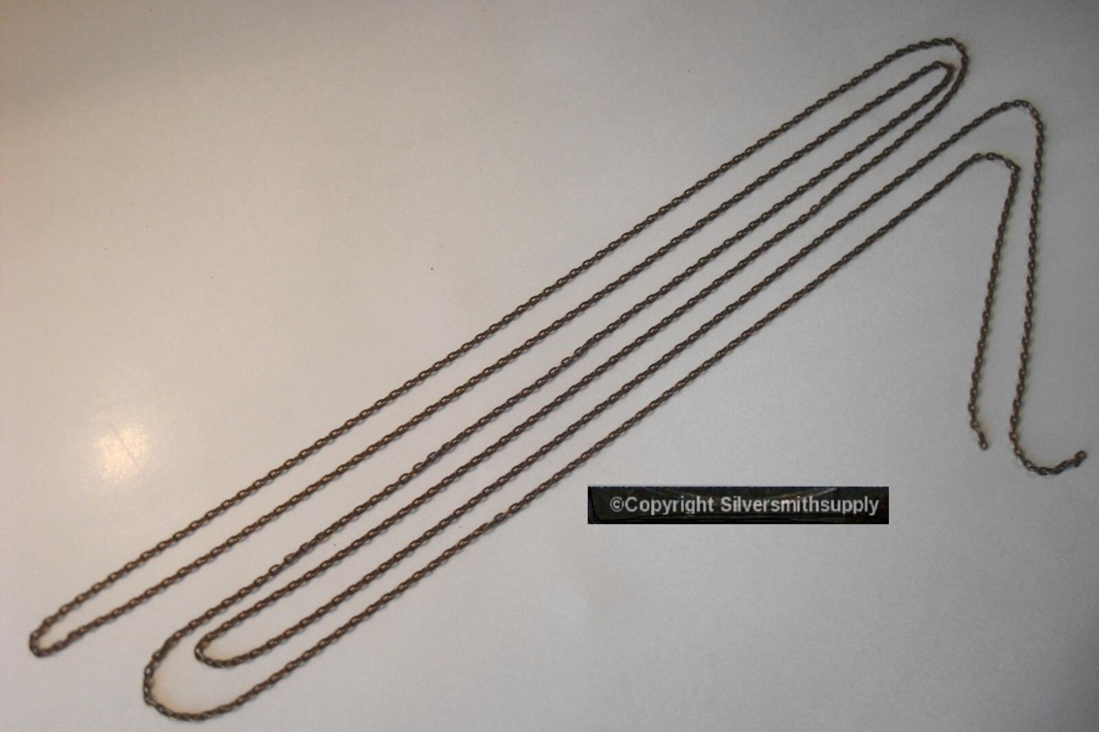 Jewelry Chain 6′ 3x2mm Ant bronze pl cable link jewelry making beading pch032