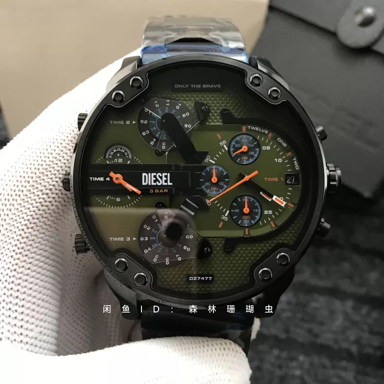 Brand new genuine DZ7477 men’s MR. DADDY 2.0 chronograph watch with metal strap
