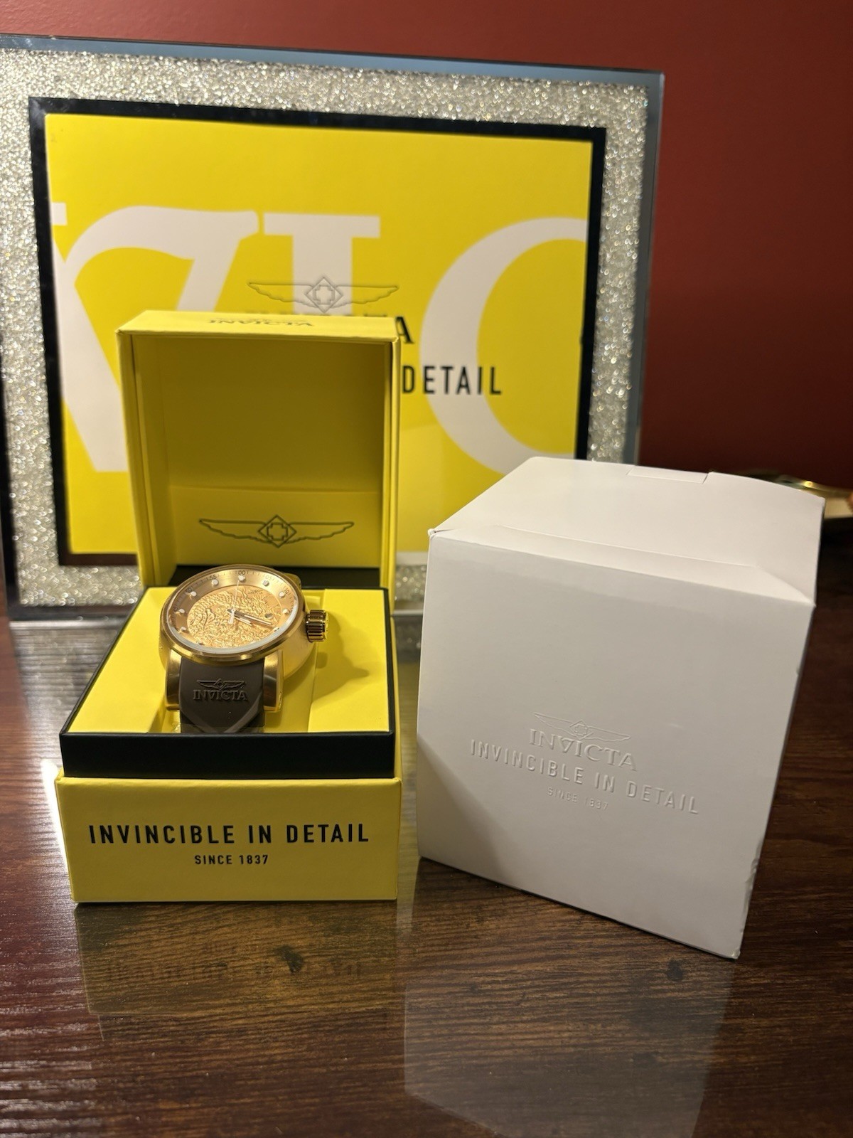 🐉Invicta S1 Rally Yakuza Automatic Men’s Watch – 48mm, Brown, Beige (12790)