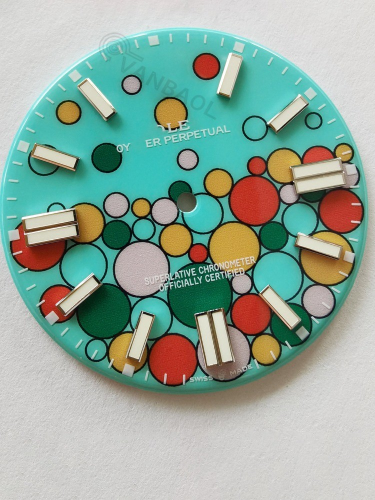 Watch Dial For R labor-consuming constant 124300 114300 126000 116300 Parts