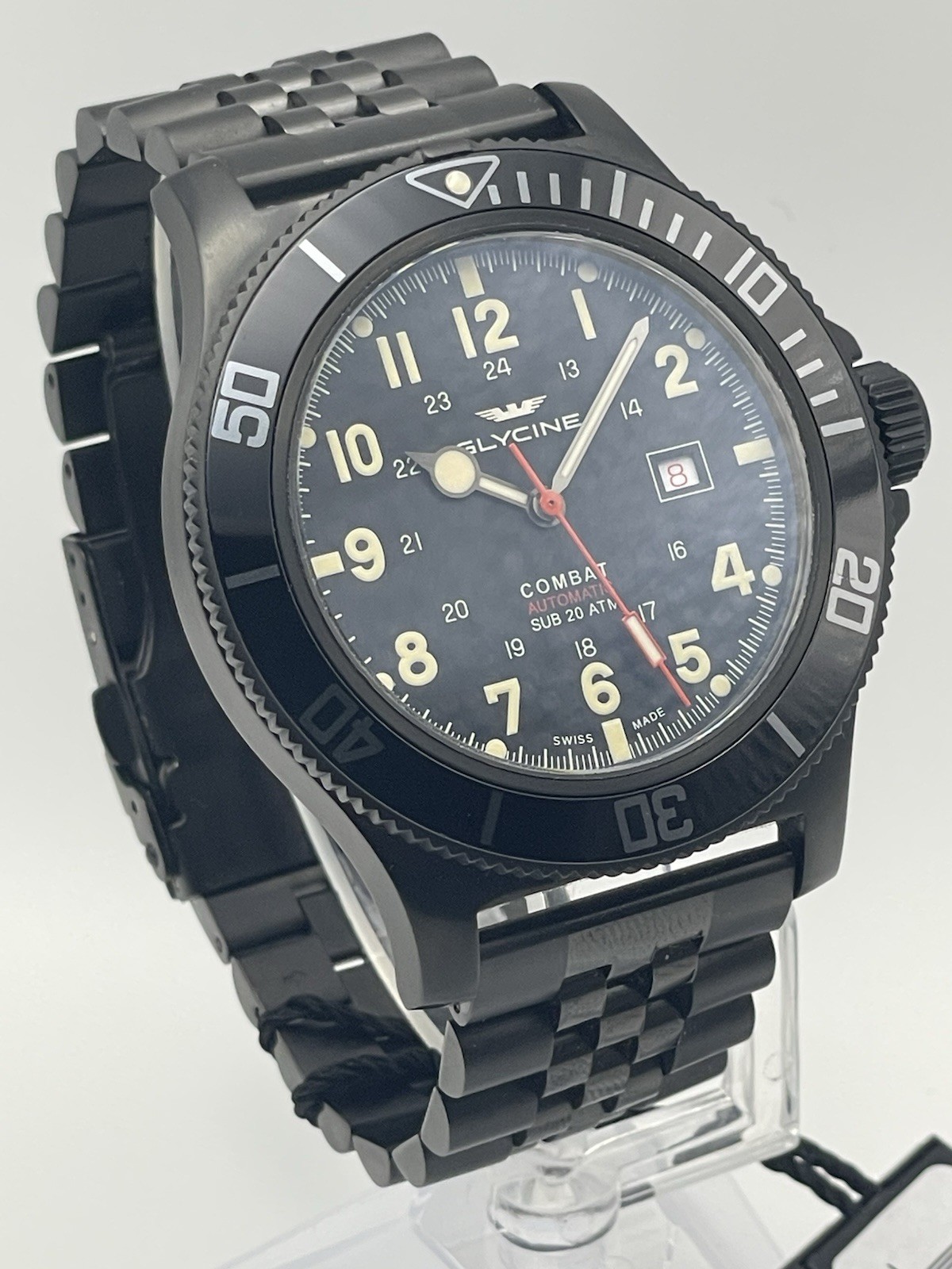 Glycine Combat Sub 48mm GL0241 Swiss Automatic Sapphire Crystal