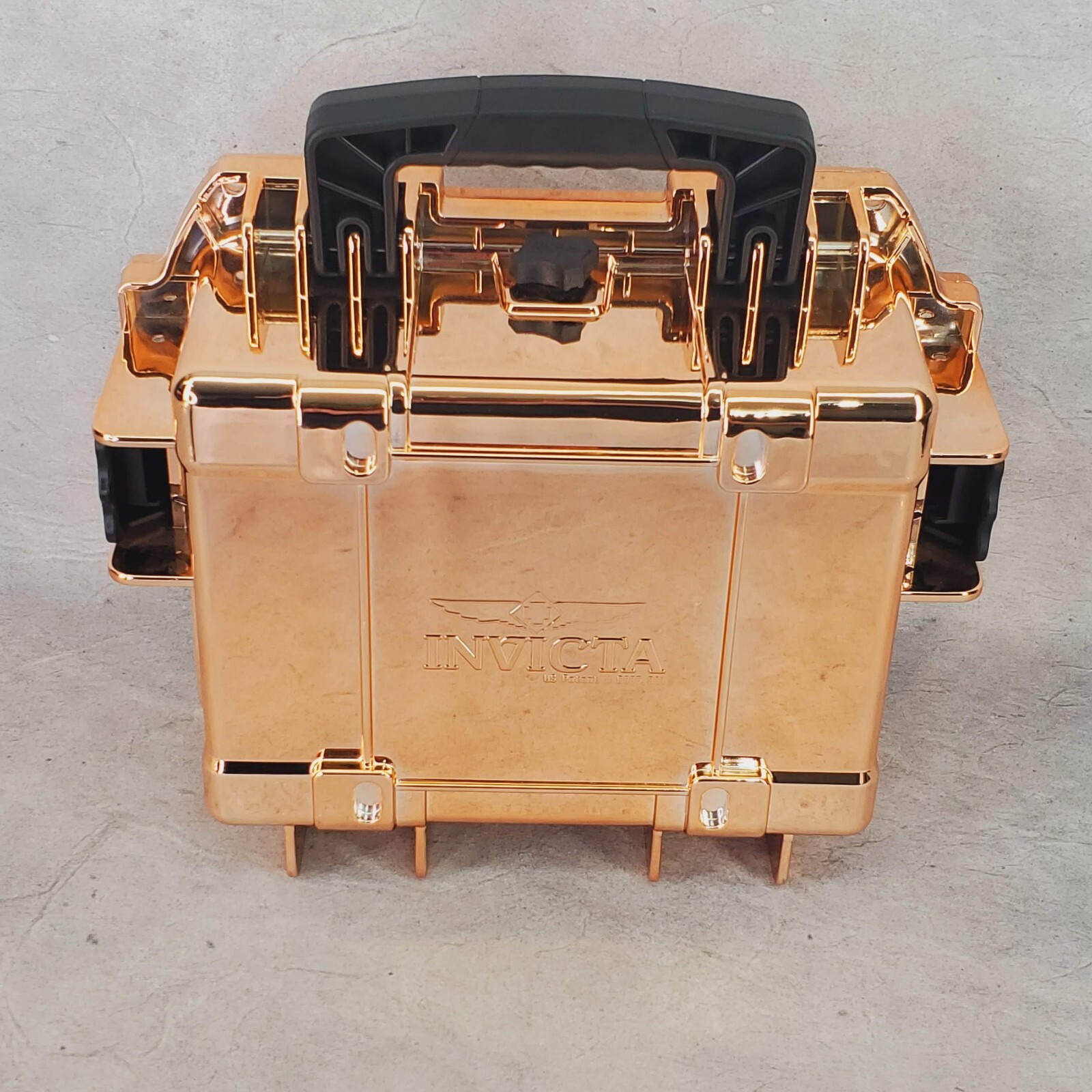 Rare Invicta Watch Model 2902 Tachymetre Limited Edition – 3 Slot Case Rose Gold