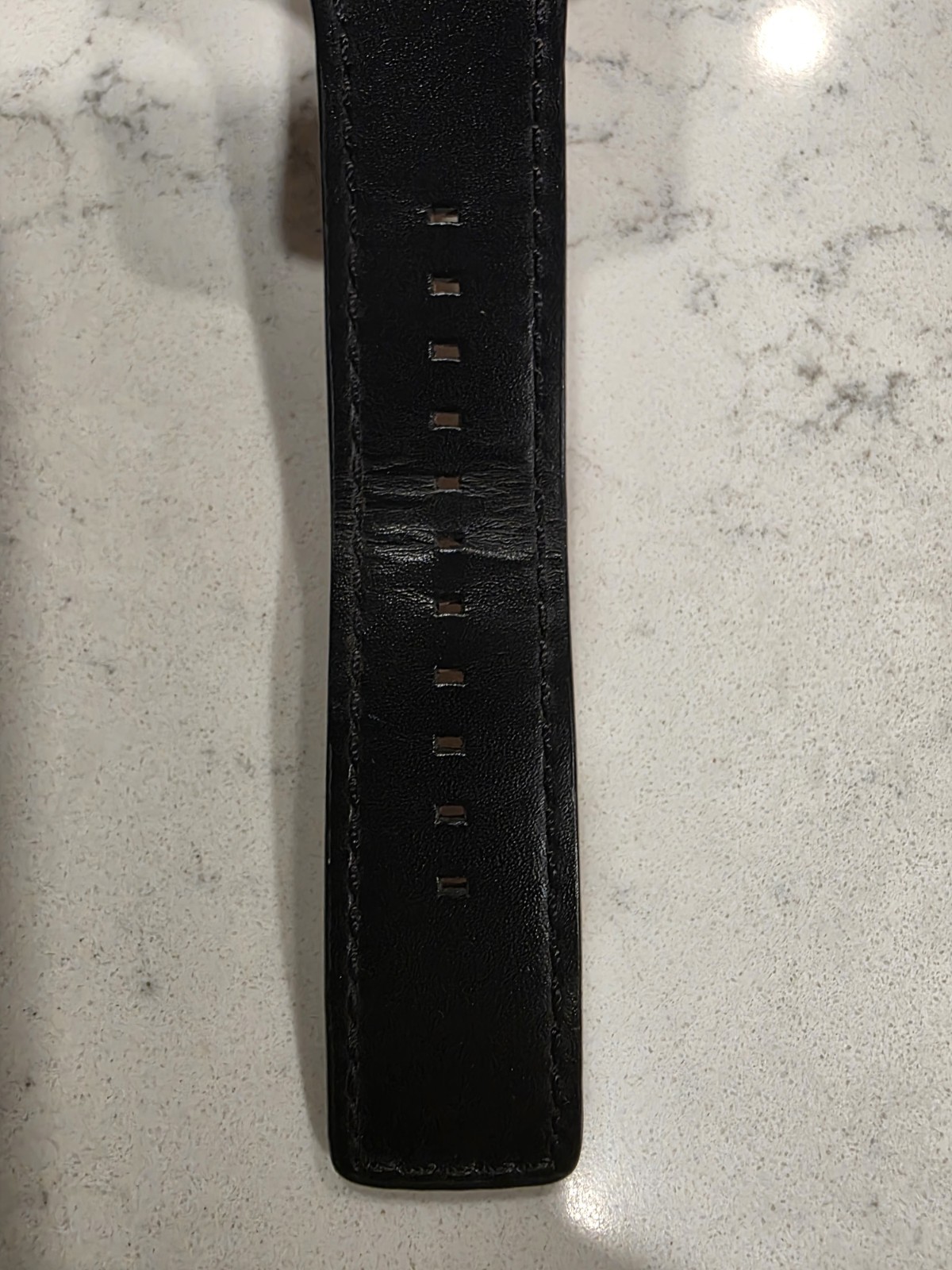Bulova Harley-Davidson Men’s Quartz Date Watch 47mm Black Leather Strap