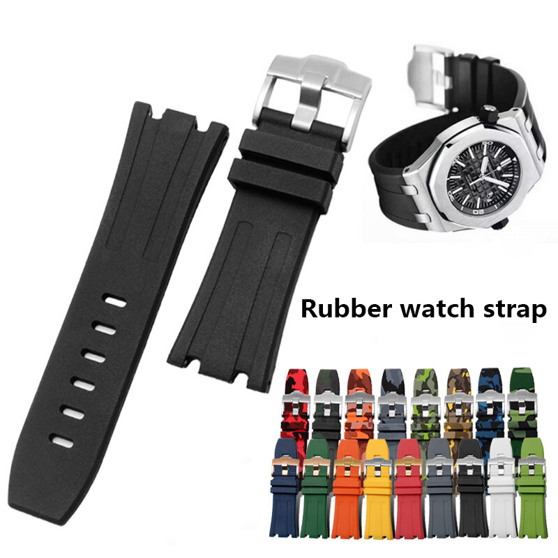 28mm Rubber Band For Audemars Piguet ROYAL OAK OFFSHORE 15703 Watchband Strap