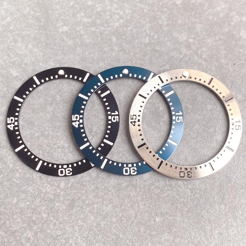 20ATM Steel 40mm Sapphire Watch Case Aluminium Bezel Fit NH35 ETA2824 Movement