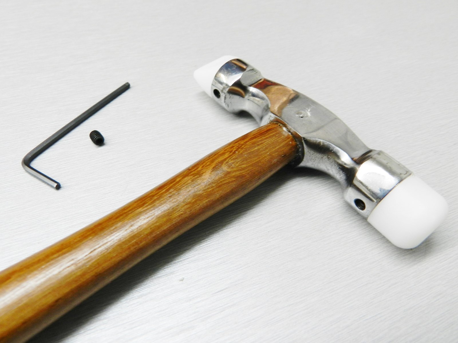 Nylon Hammer Heads Soft Touch 9 Face Plastic Tipped Jewelry Metal Forming Tool