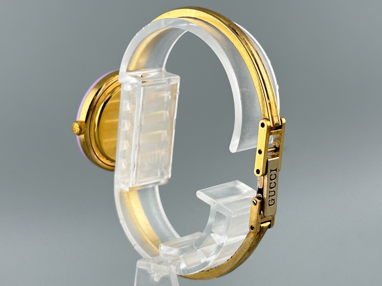 [Good] Gucci Change Bezel 1100-L Women Watch Gold White 11 Colors