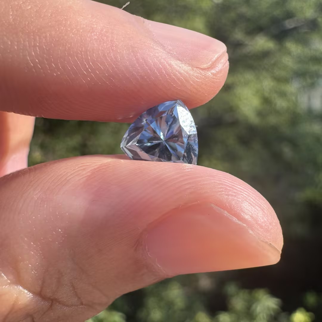 0.5-10ct Trillion Cut Multiple Color Option Moissanite Loose D Color VVS1 GRA
