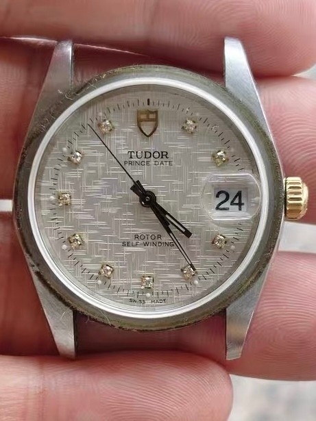 Tudor 74033 Stainless Steel 2824-2 Automatic Movement Watch Working