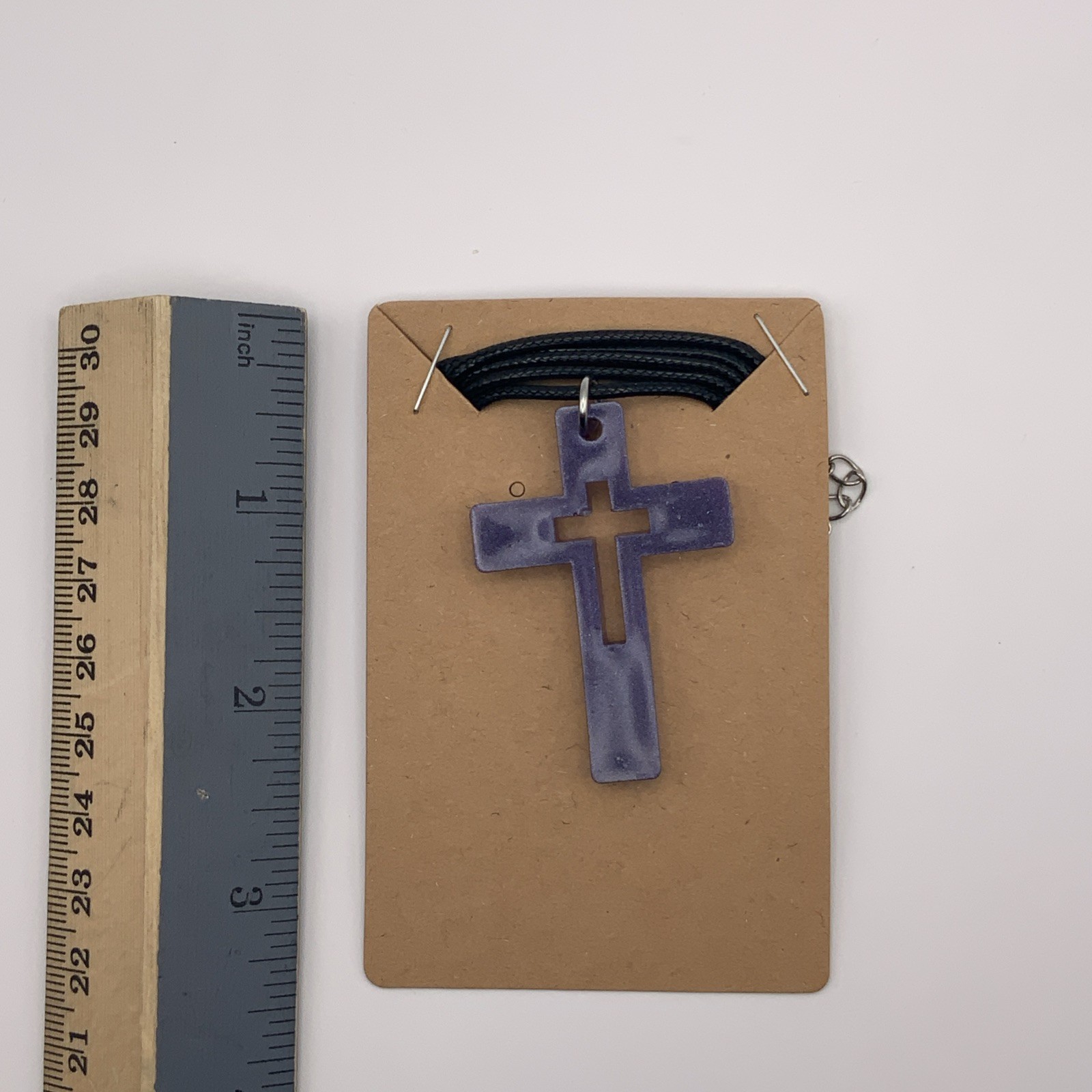 House Of David Handmade Cross Necklace Purple Grace Bulk Available