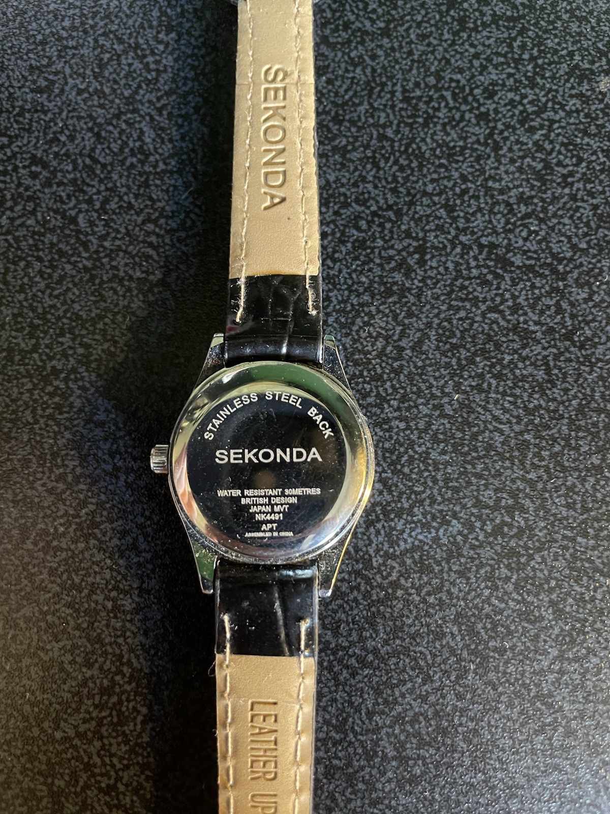 Sekonda Women’s Wristwatch With Black Leather Strap