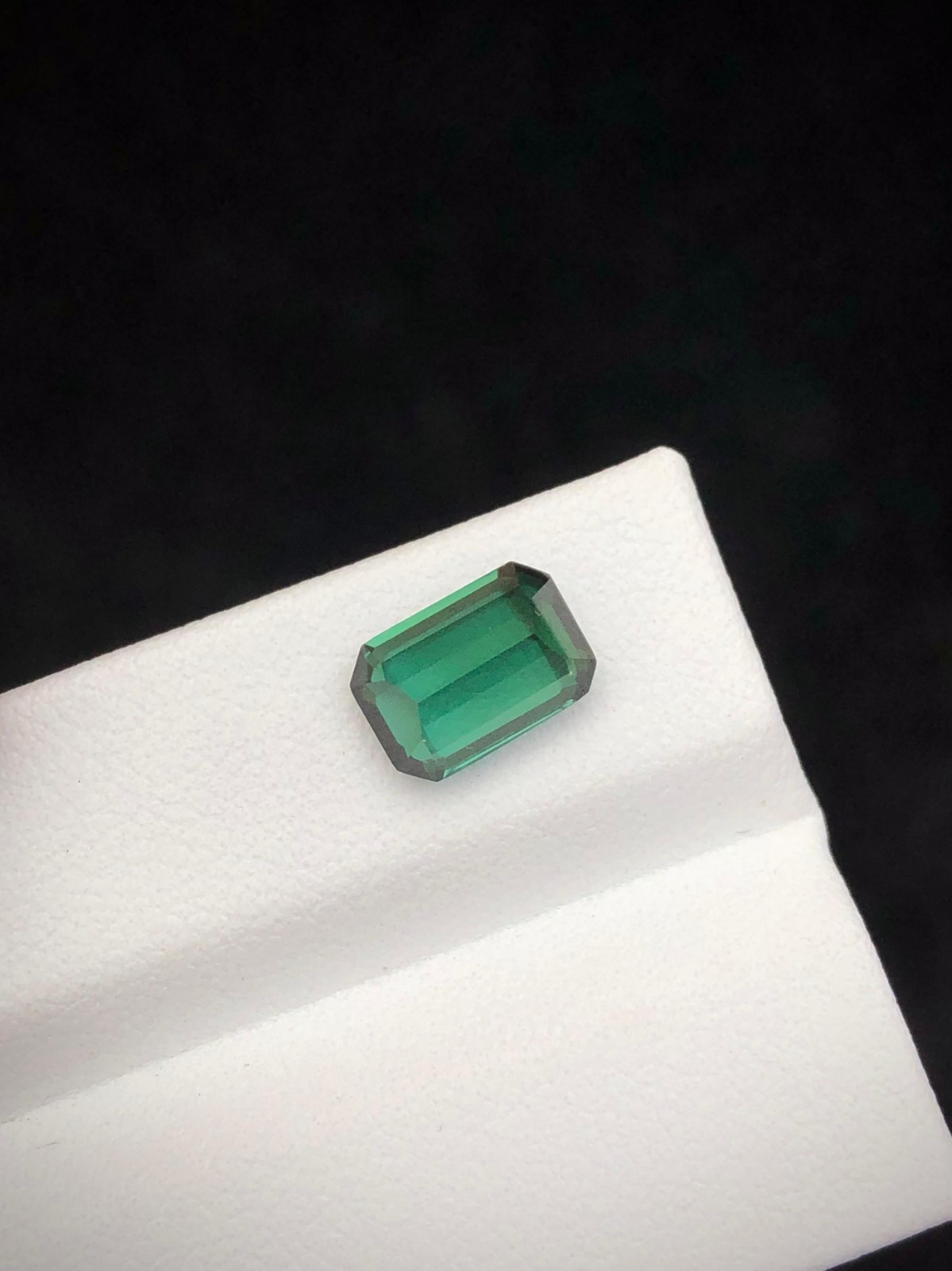2.30 Carats Emerald Shape Tourmaline Loose Gemstone From Afghanistan