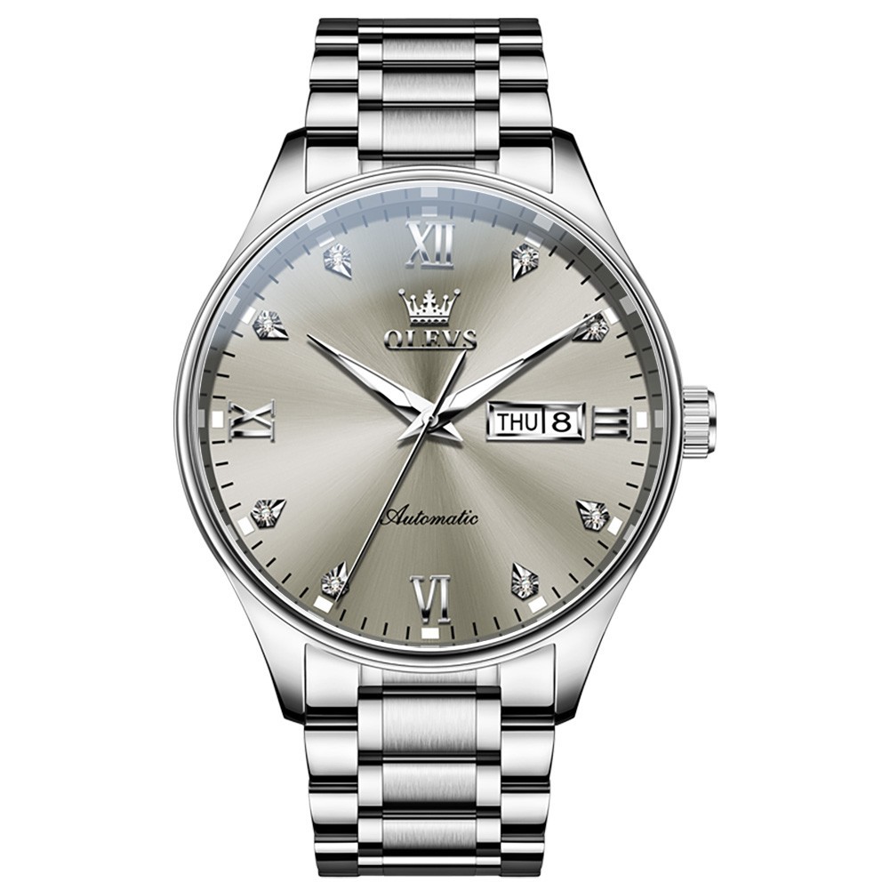 OLEVS 9955 Multi-functiom Date Display Luminous Male Business Mechanical Watch