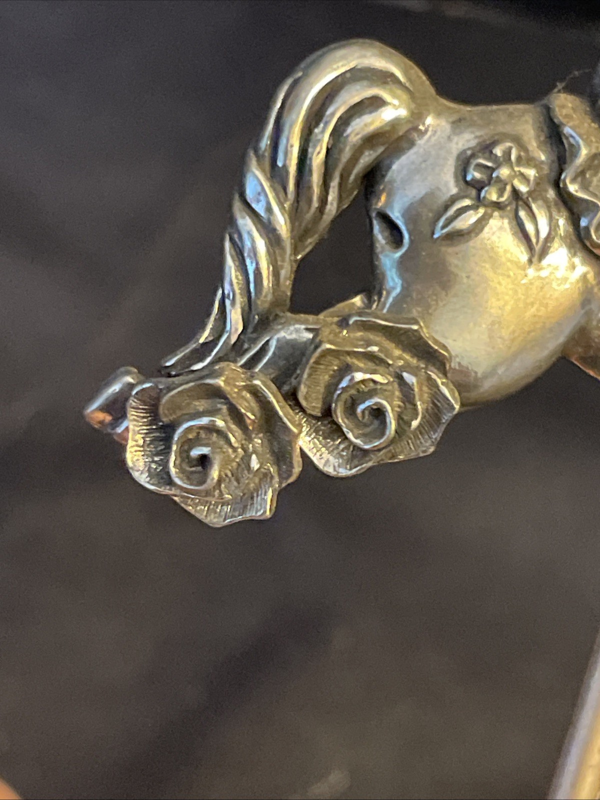 1990 Seagull Pewter Carousel Horse Earring Holder Stand – 2 Pairs of Earrings