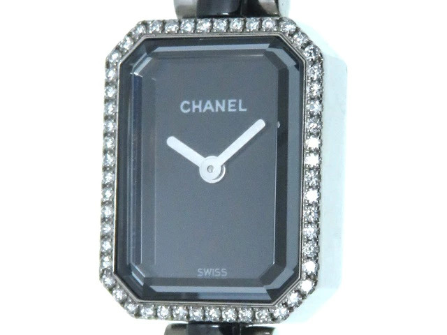 Chanel Première Diamond Bezel H2163 Ceramic / Stainless Steel 15mm #DW1531