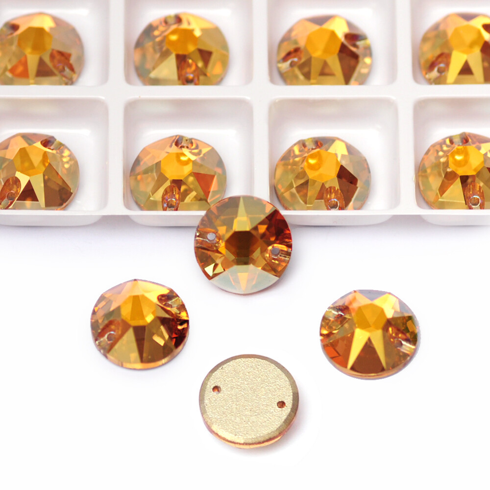 Edges with Chamfers XIRIUS Crystals Flatback Sew-on Rhinestones for Garments