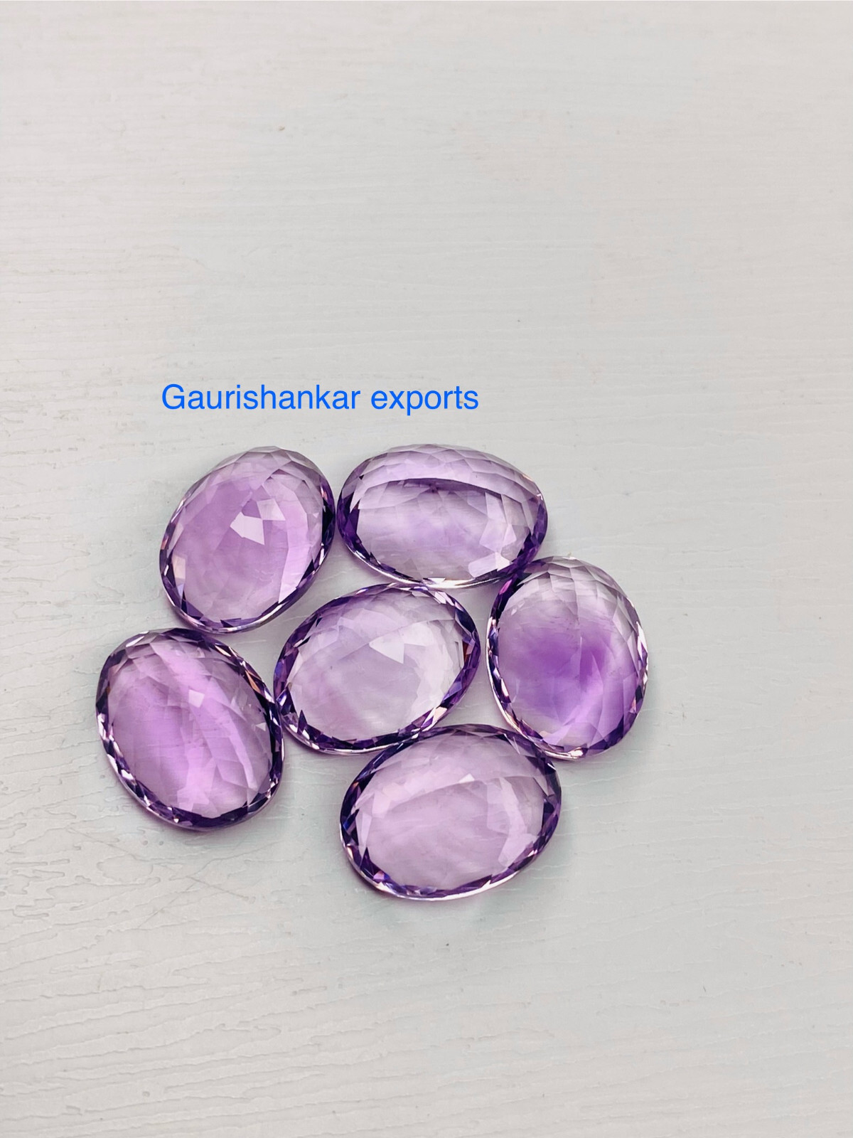 Pink Amethyst Faceted Oval Cut Loose Gemstone 4×3 mm to 16×12 mm Natural DG