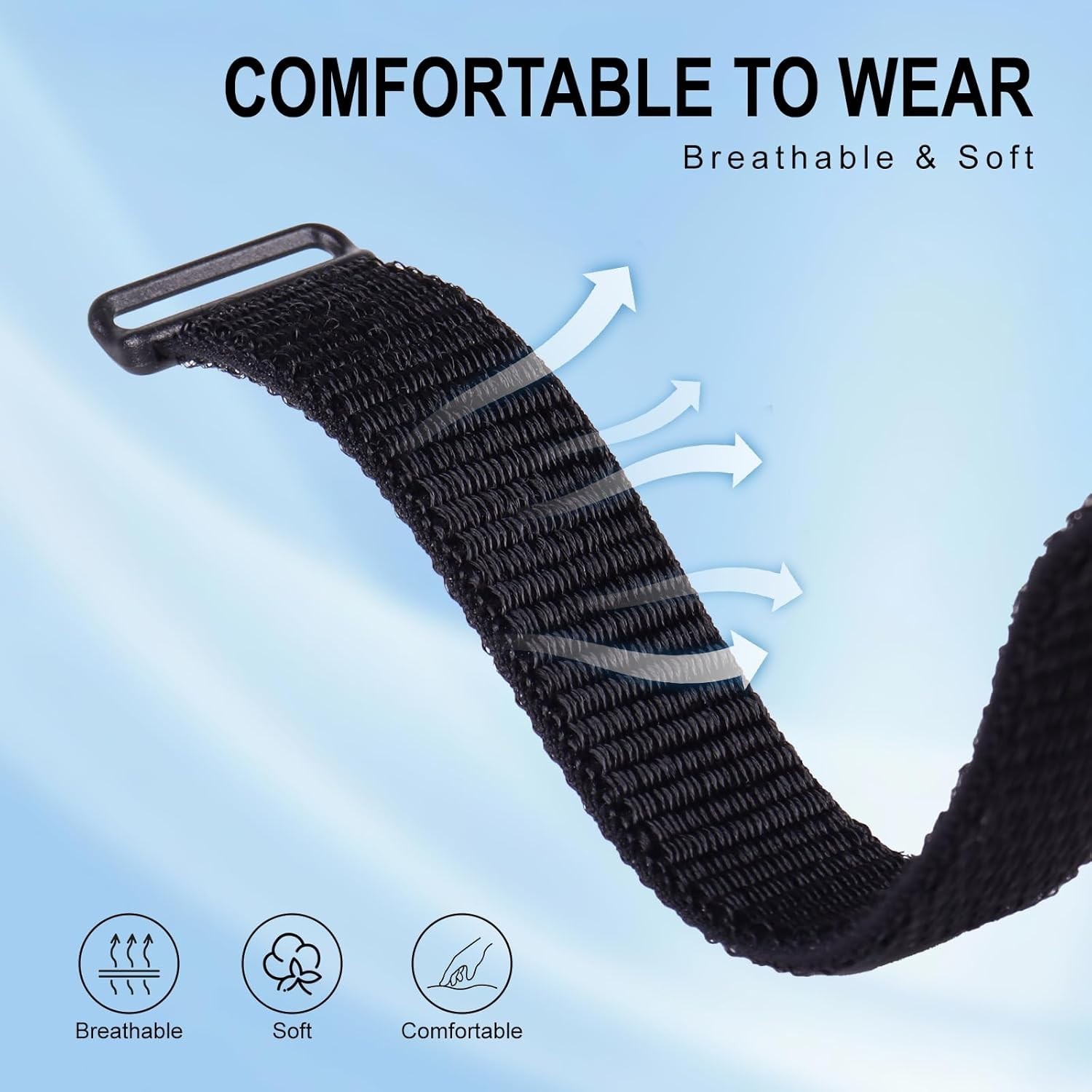 Secure Hook and Loop Wristband for Hume Band – Comfort for Active Lifestyles
