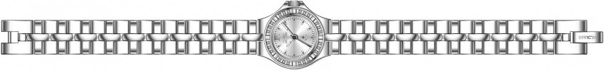 Invicta Ocean Voyage Ladies Quartz Watch, 21.5mm, Silver, Crustals (48697)