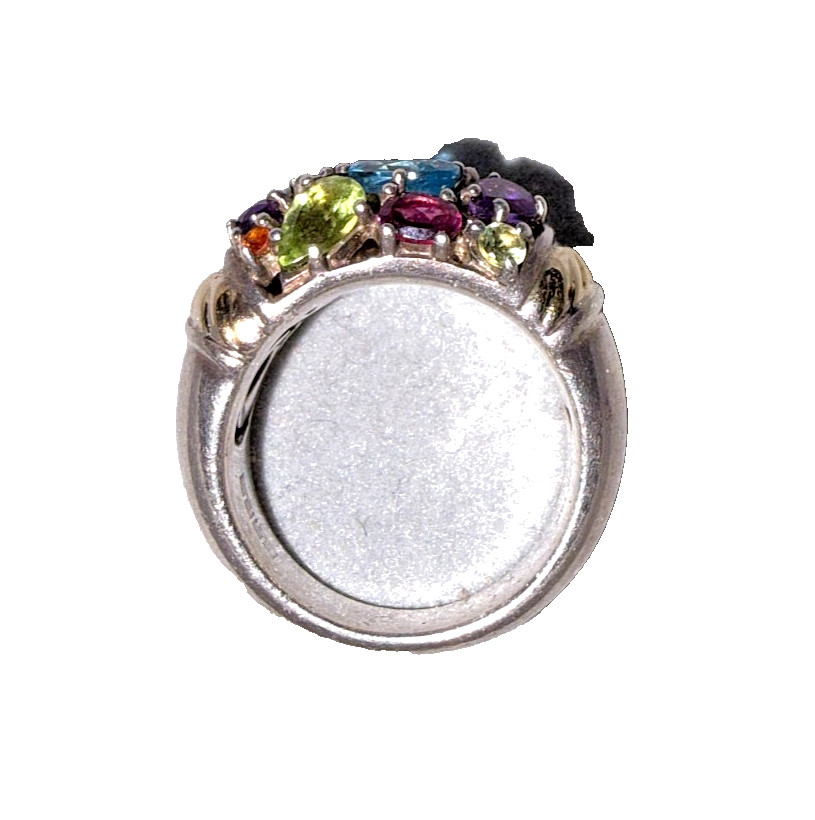EFFY Balissima Collection, 925 Sterling Silver and 18K Yellow Gold Mixed Stones