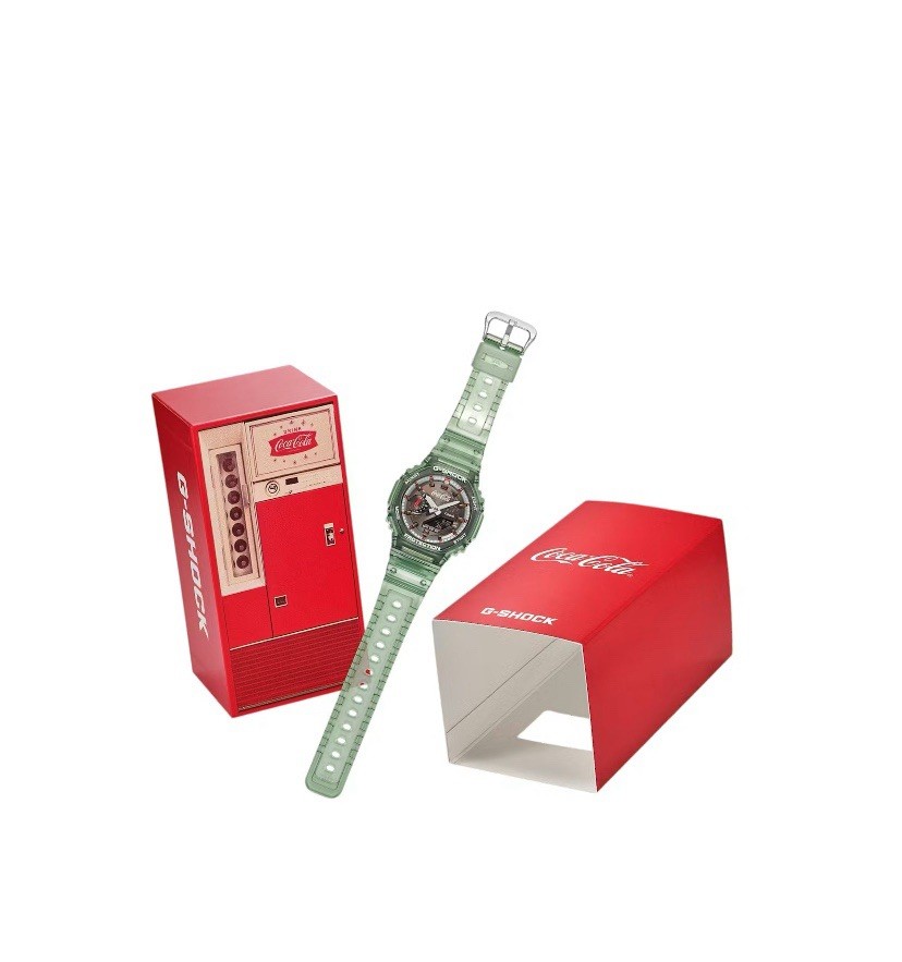 *BRAND NEW* Casio G-Shock Coca-Cola® Collaboration Model Men’s Watch GA2100CC-3A
