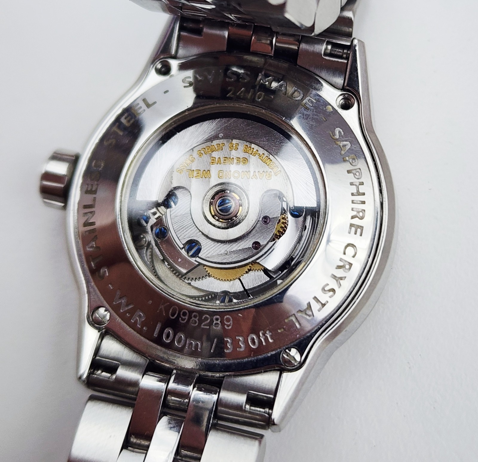 Women’s SWISS AUTOMATIC Watch RAYMOND WEIL “Freelancer” 2410. Marked Diamonds