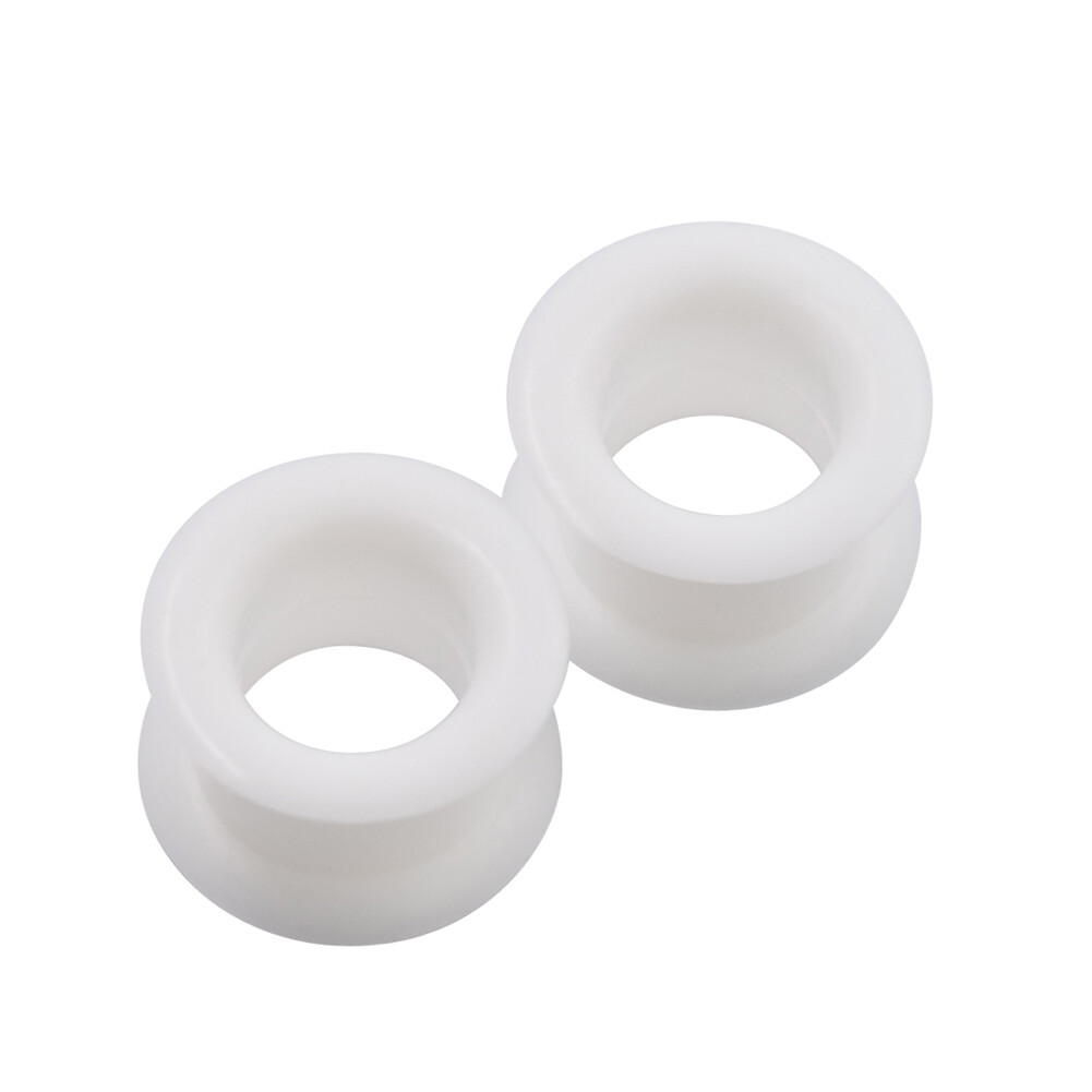Pair Thick Silicone Ear Plugs Soft Ear Gauges Tunnel Earrings Earlets Earskin