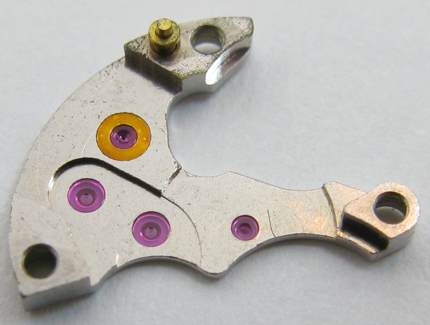 Rolex 1401 18 jewels Watch Movement train wheel bridge 2912