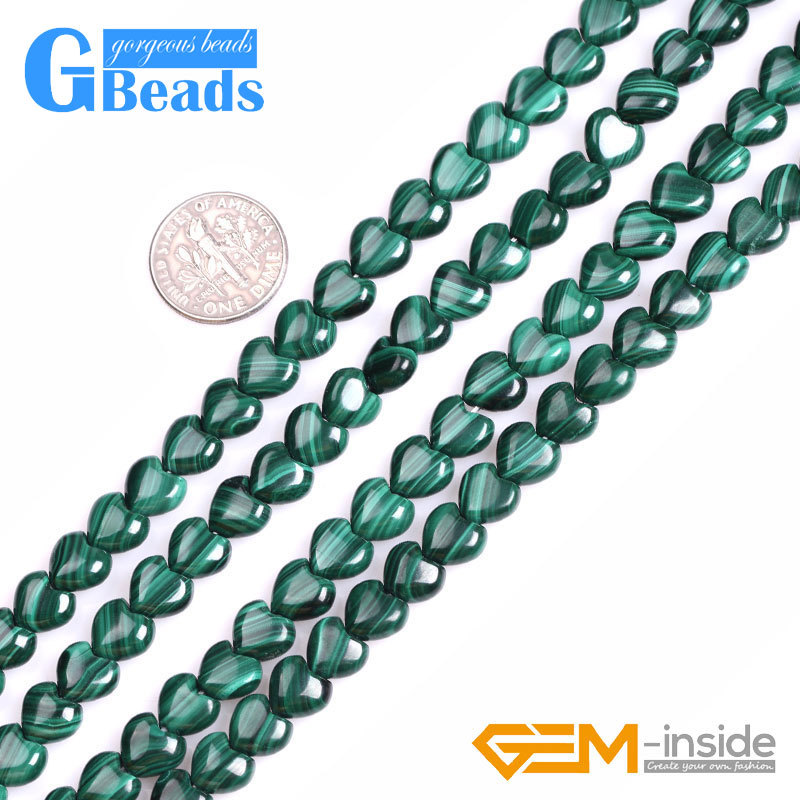 Assorted Shape Grade A Malachite Gemstone Beads For Jewelry Making 15″ Necklace