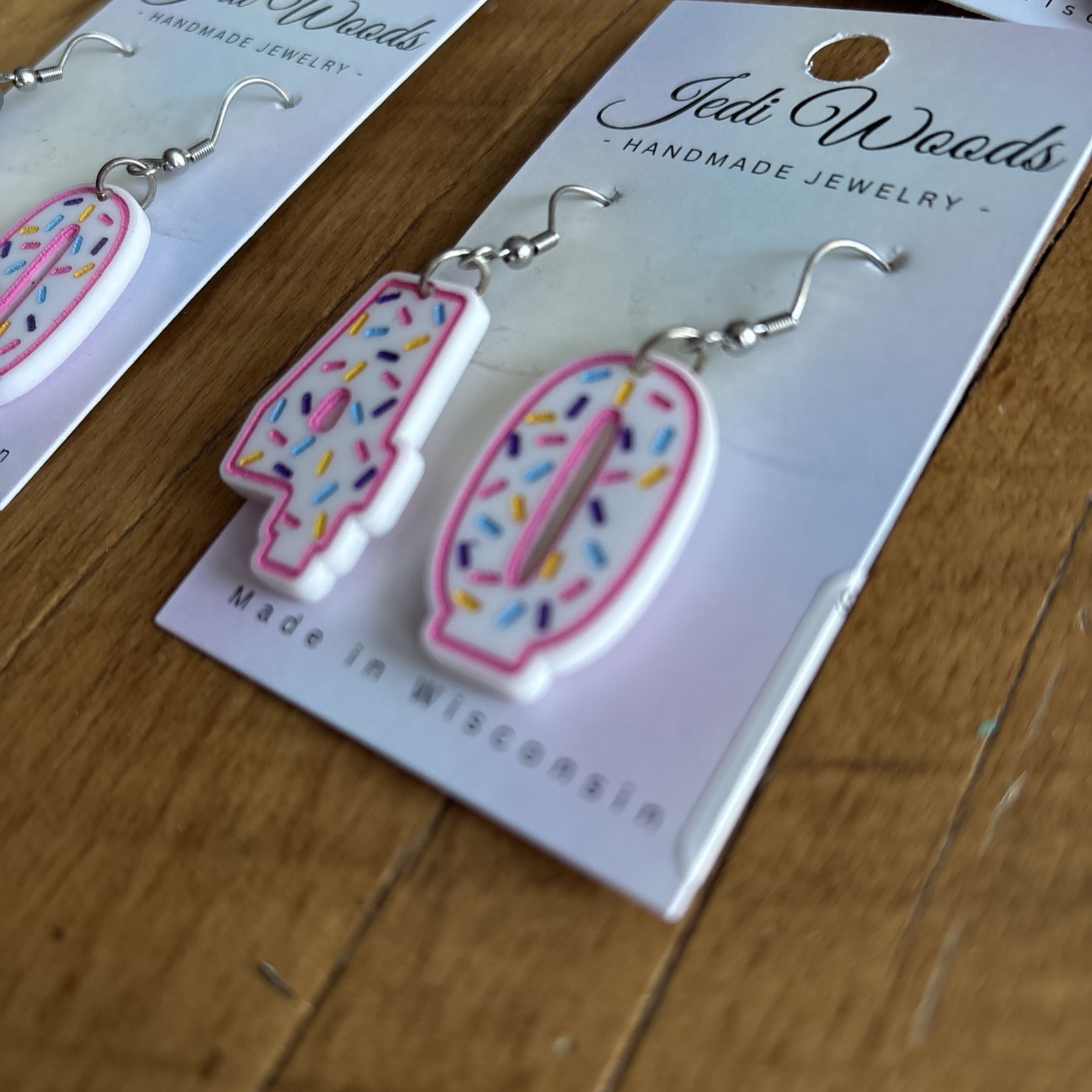 Brand New Set Of Handmade Birthday Dangly Earrings 18 Sets In Total