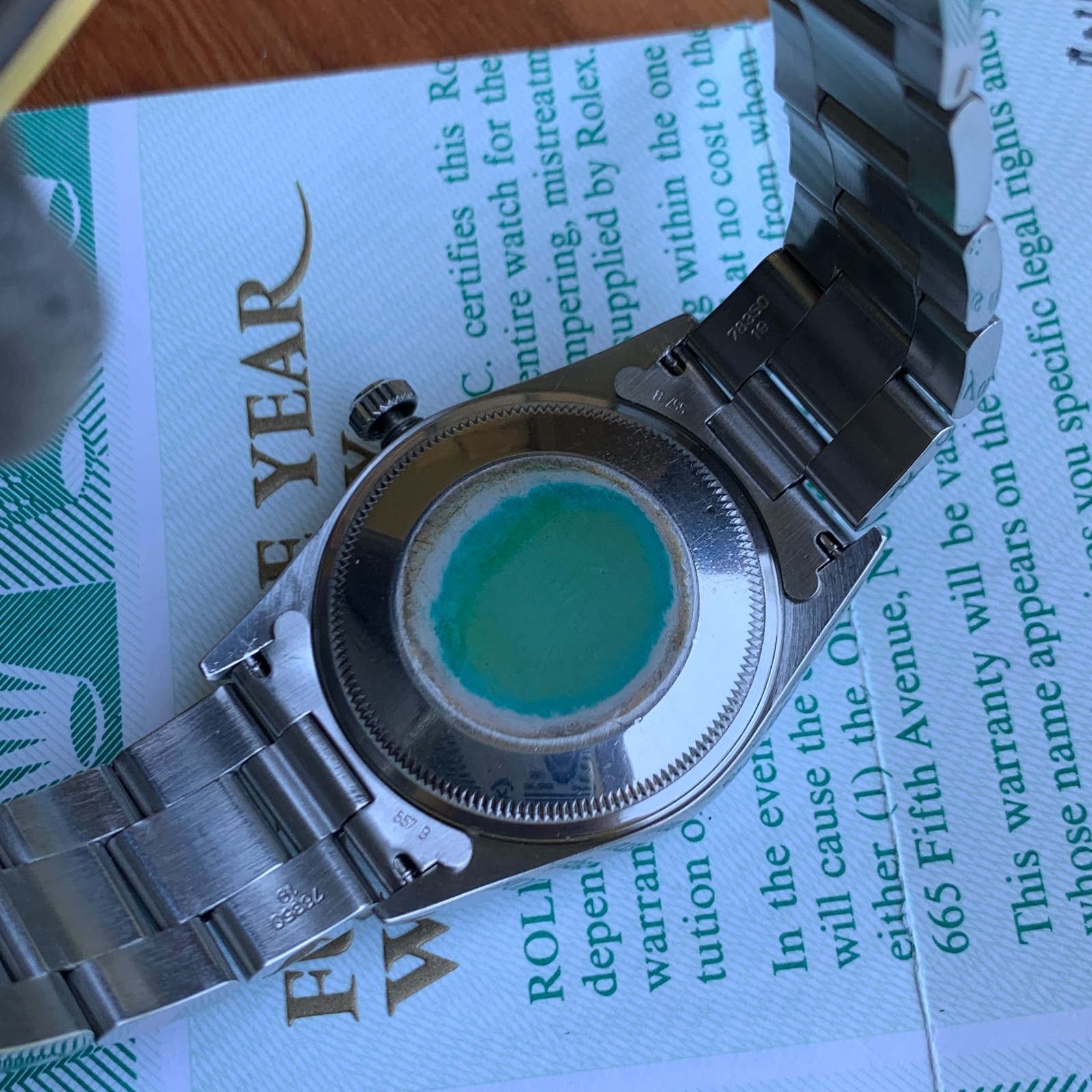 1993 Rolex Air-King Oyster Perpetual Precision Ref. 14000 Blue Dial Box & Papers