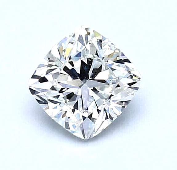 1.60 Ct Loose Moissanite Cushion Cut 7.00 MM D Color, VVS1 Clarity -CERTIFIED
