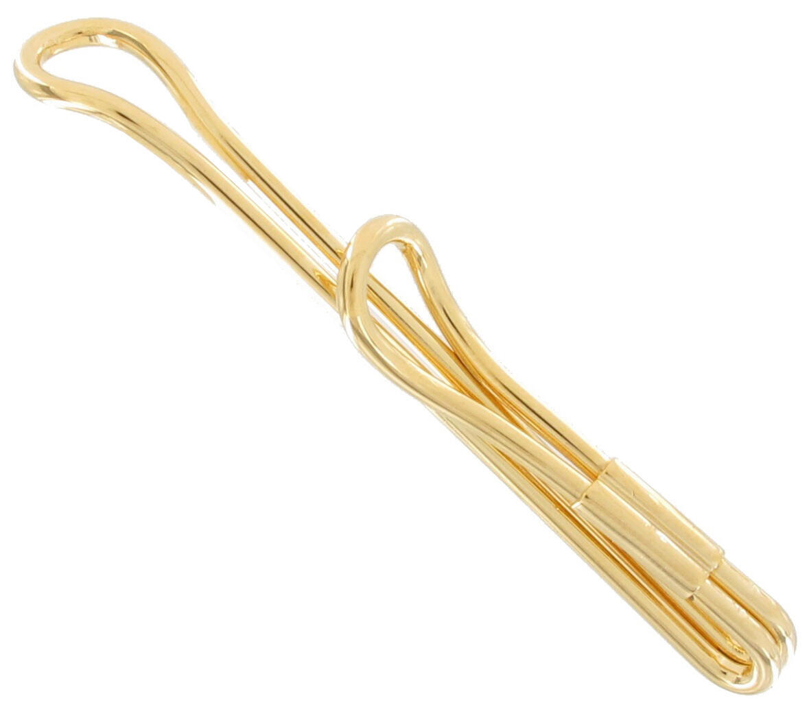 Tie Clip Mens Classic Retro Design Gold Tone Clasp Clip USA Ky & Co 2 1/2″