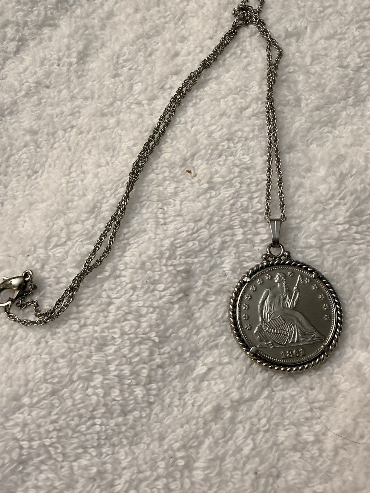 Coin Earrings,Bracelet & Necklace set From odysseys SS REPUBLIC . Reproductions.