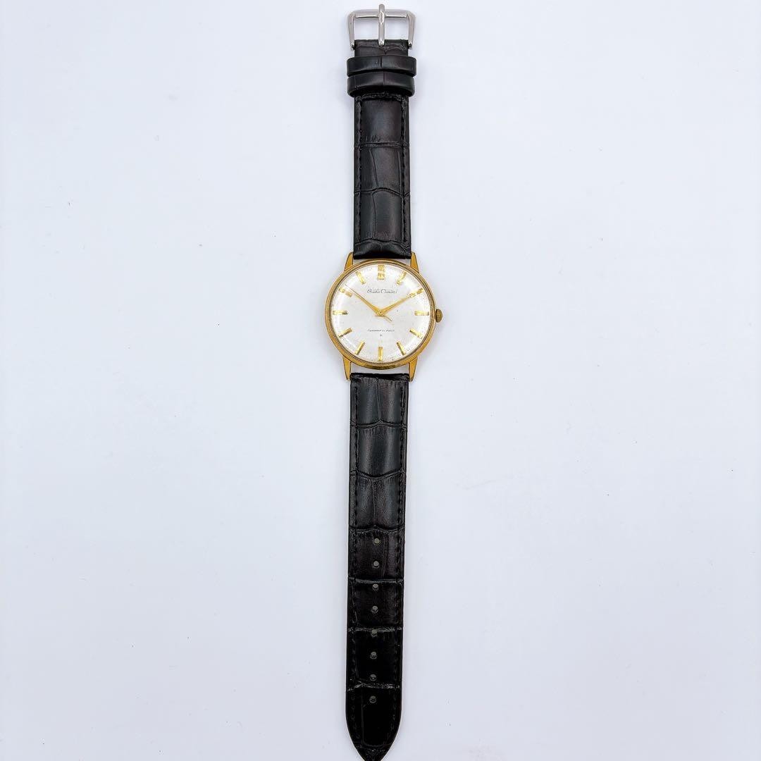 SEIKO Crown J15003E 21 Stones 1960s Vintage Gold Tested Japan Used F/S